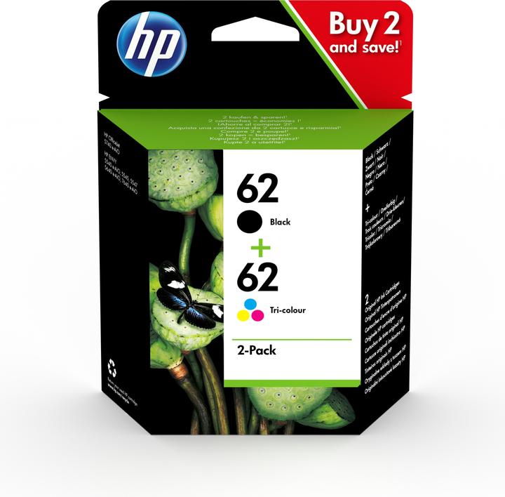HP 62 (M, BK, C, Y)