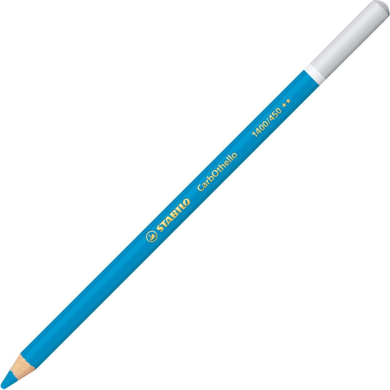 Thumbnail - STABILO, Malstifte, Pastellkreidestift - CarbOthello - Einzelstift - cyanblau (Cyanblau, 1 x)
