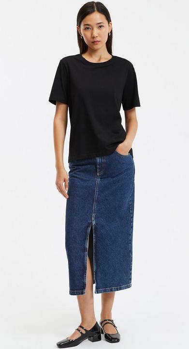 Image du produit La Redoute Collections T-shirt à encolure ronde et manches courtes (M)