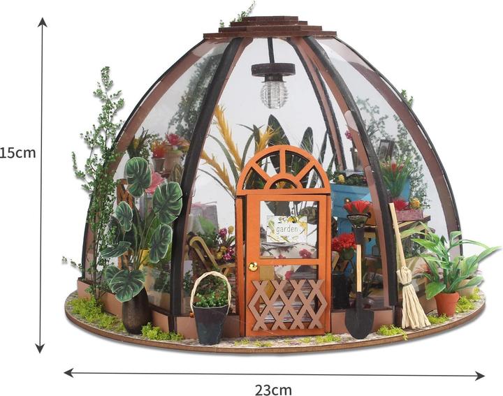 Produktbild Activity Board DIY-Miniatur-Haus-Bausatz für Erwachsene zu bauen DIY Handwerk Haus-Modell-Bausatz mit Möbeln und