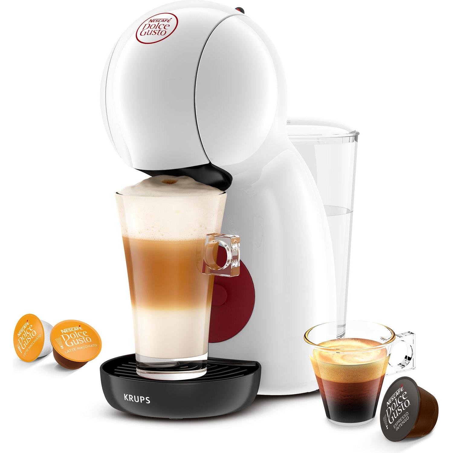 Krups NESCAF Dolce Gusto Piccolo XS KP1A31, Macchina da caffè a capsule, Bianco