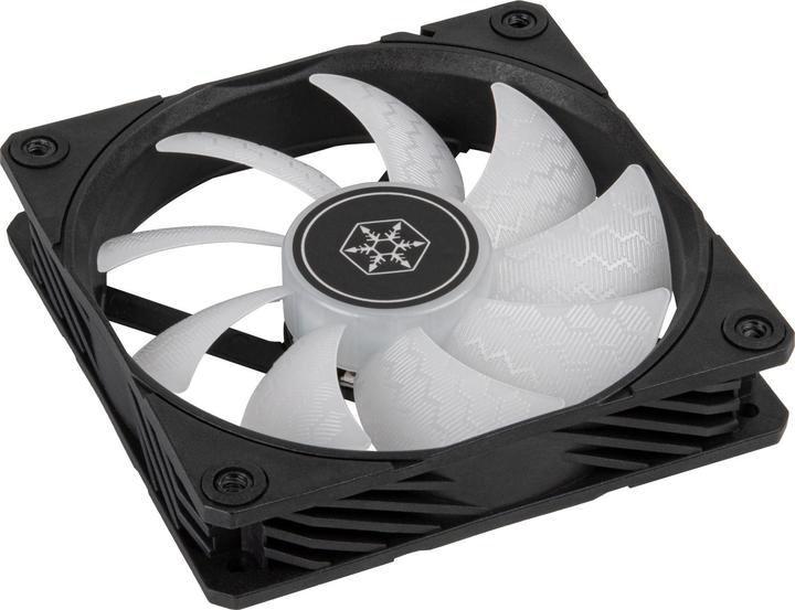 Immagine prodotto Silverstone SST-SF120B-ARGB - Ventola Shark Force Power amplificata 120mm PWM ARGB (120 mm, 1 x)