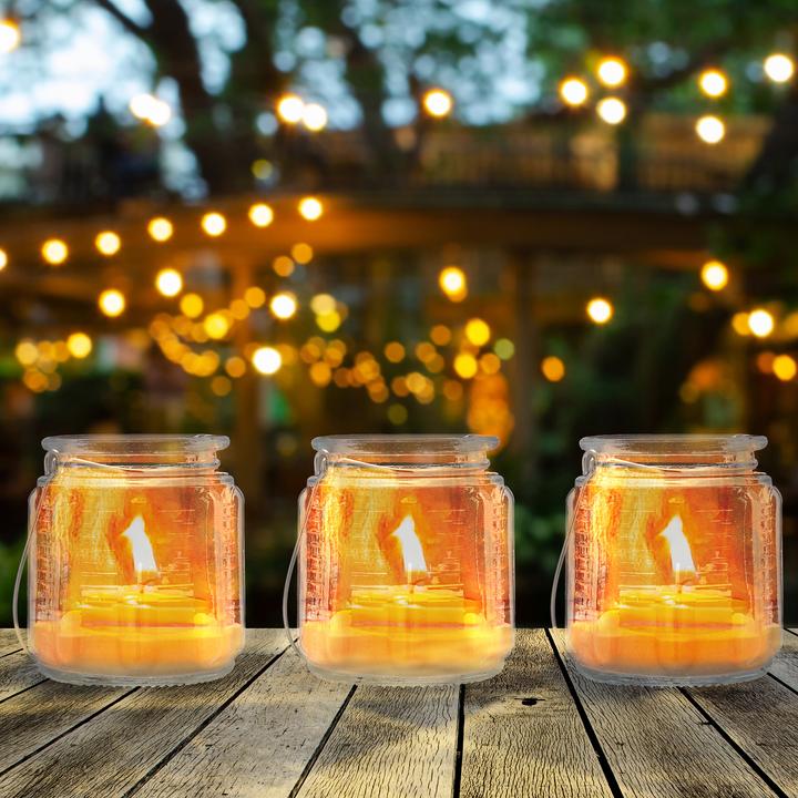 Image du produit Relaxdays 12x Photophore (1 x, 9,5 x 8,5 x 18 cm)