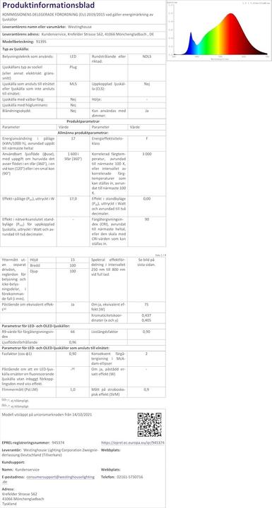 Produktbild Westinghouse Simone