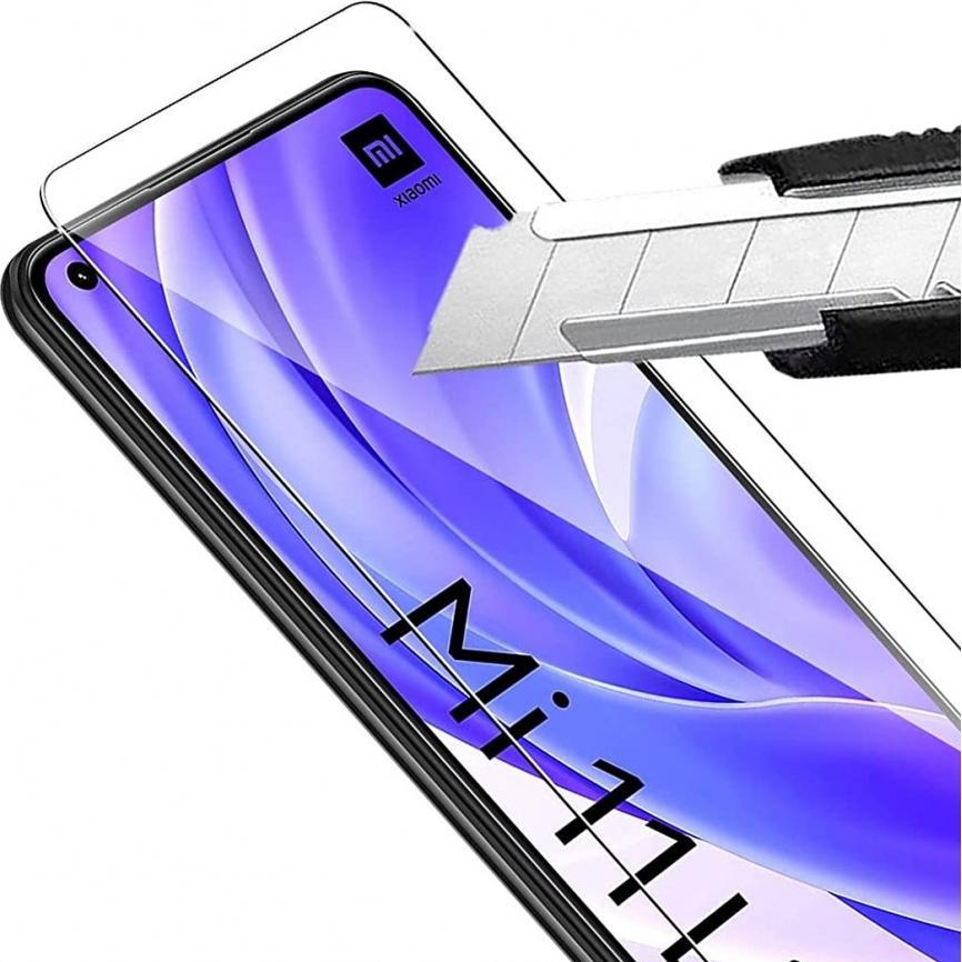 Thumbnail - Screenguard Xiaomi Mi 11 Lite Panzerglas Schutzfolie Case Friendly Design (1 Stück, Xiaomi Mi 11 Lite), Smartphone Schut...