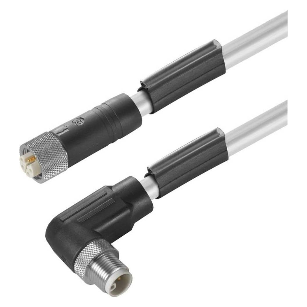 Weidmüller 2455281000 Aansluitkabel sensor/actuator M12-bus 10,00 m Aantal polen 5 1 st., Kabels + Stekkers, Grijs