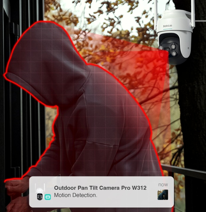 Actual product image Botslab Outdoor Pan / Tilt, Multi-scenes AI recognition, 360° Smart Tracking, Large Aperture Lens, C