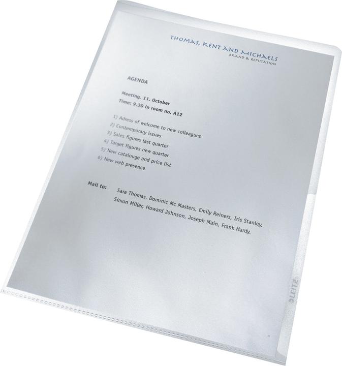 Produktbild Leitz Sichthülle Recycle A4 Transparent (A4, 25x)