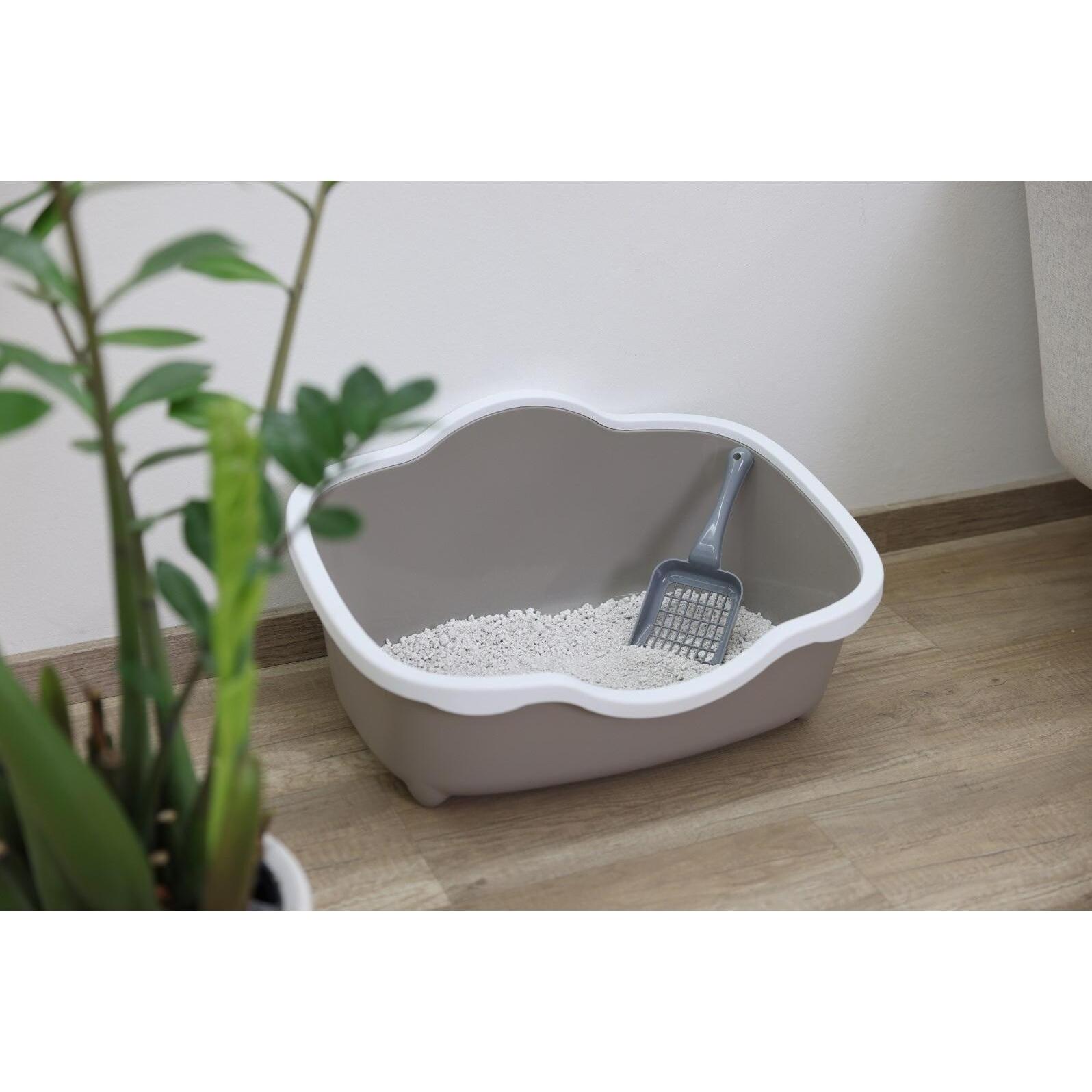 Zolux - Bac à litière en plastique Smart taupe