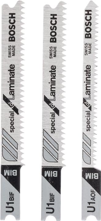 Actual product image Bosch Zubehör 3pcs jigsaw blade set U Sch