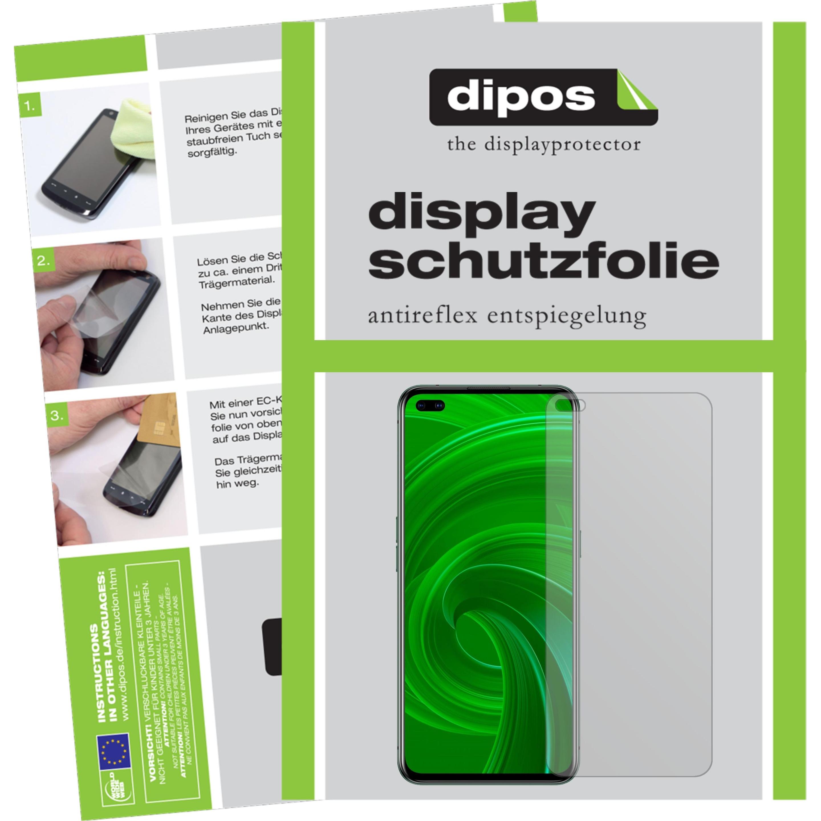 Dipos Displayschutzfolie Antireflex (2 Stück, Realme X50m 5G), Smartphone Schutzfolie, Transparent