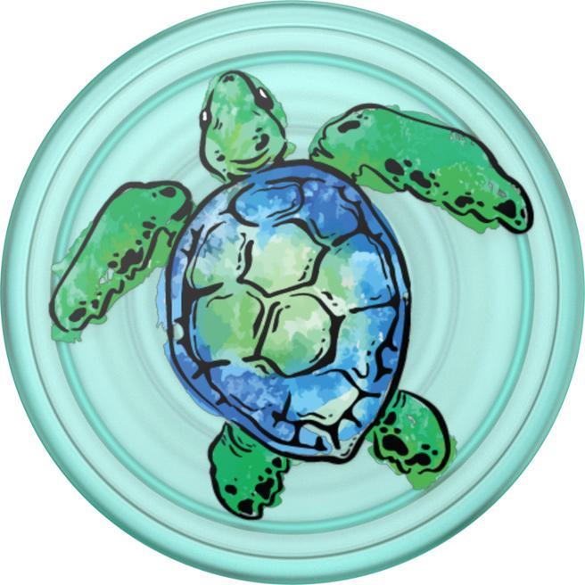 Thumbnail - PopSockets PopGrip Premium Plant Tortuga, Smartphone Halterung, Grün