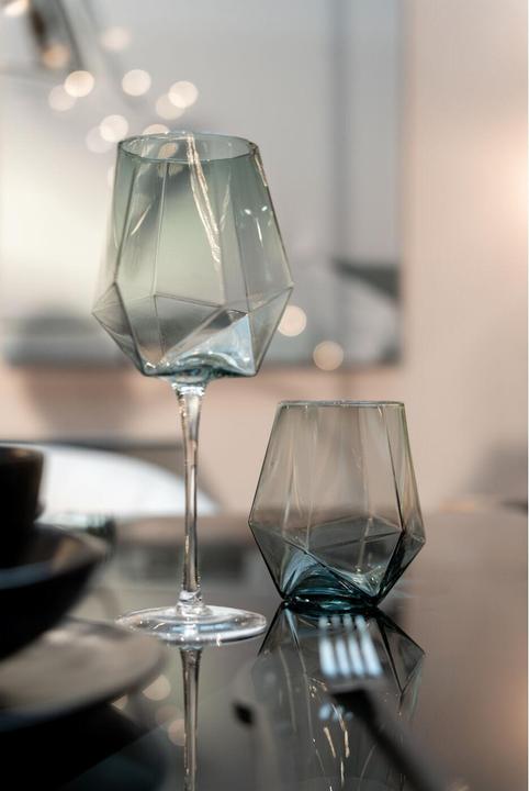 Actual product image Kare Design Wine Glass Diamond Smoke (66 cl, 1 Glass, Wine glasses set)