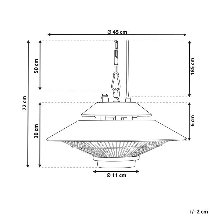 Produktbild Beliani Merapi (1500 W)