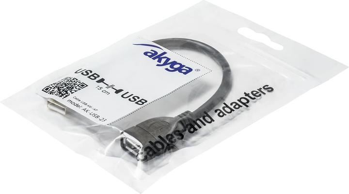 Produktbild Akyga AK-USB-23 USB Kabel USB 2.0 USB A (0.15 m, USB 2.0)