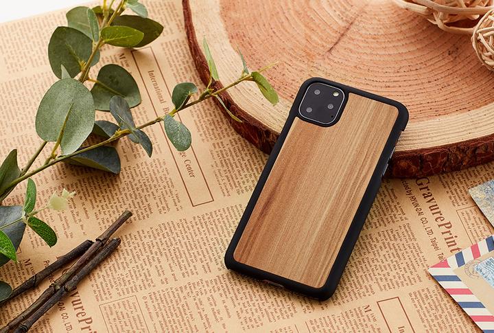 Actual product image Man&Wood SmartPhone case iPhone 11 Pro cappuccino black (Apple iPhone 11 Pro)