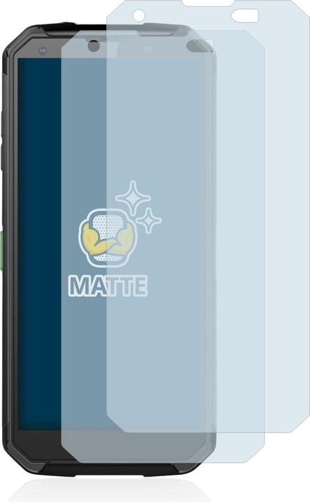 Actual product image BROTECT Anti-glare screen protector matt (2 Piece, Blackview BV9500)