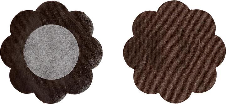 Produktbild Bye Bra Satin Nipple Covers 3 Pack - Dark Brown XL (3er Pack, XL)