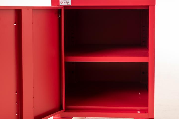 Actual product image Jet-Line Filing cabinet Industrial cupboard Office cupboard Metal cupboard MINSKOW Locker red