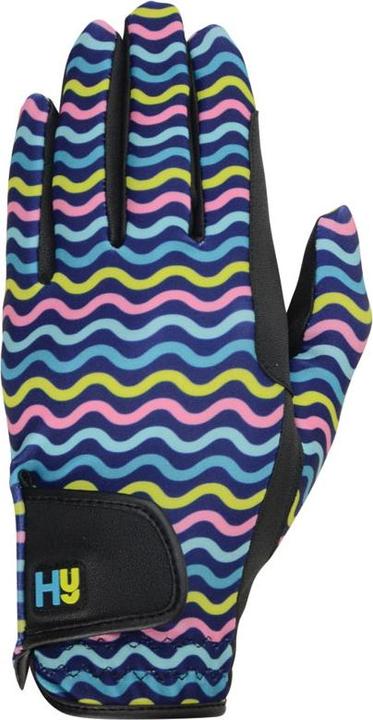 Actual product image Hy 5 printed riding gloves (XL)