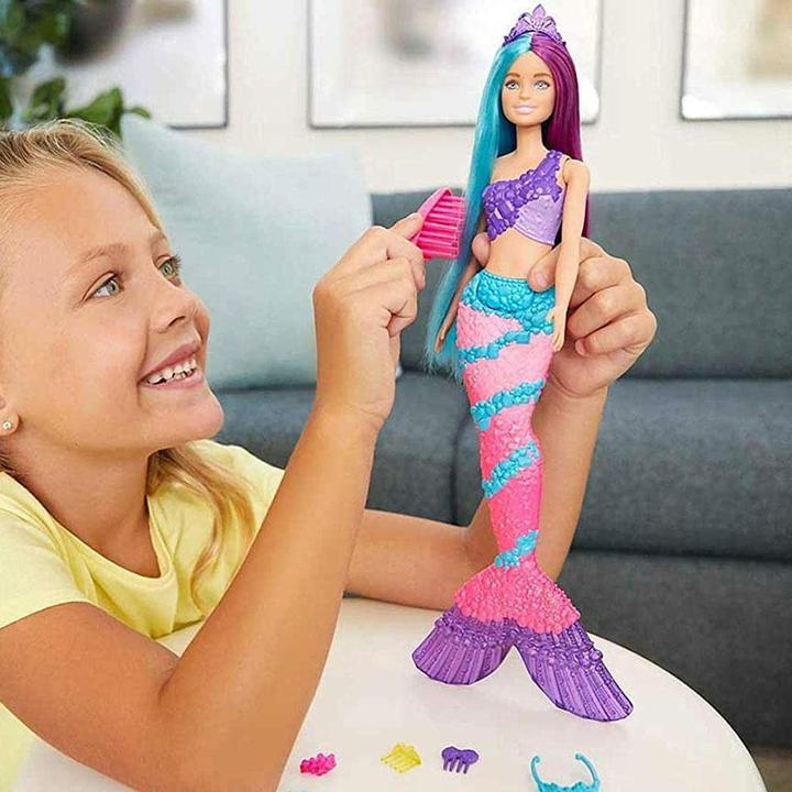 Image du produit Barbie Dreamtopia Sirène aux longs cheveux