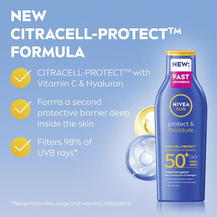 Immagine prodotto NIVEA Proteggere e idratare il sole (SPF 50, 200 ml)