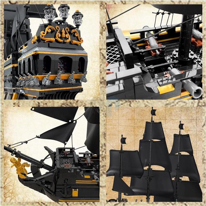 Image du produit Mould King 13186 - Black Pearl 2