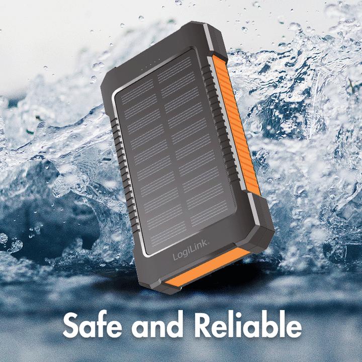 Actual product image LogiLink Solar power bank (8000 mAh, 10 W, 29.60 Wh)