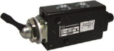 Produktbild RS PRO Super X manuelles 5/2-Ventil Pneumatik-Steuerventil, 5/2, G1/8, 1/8Zoll