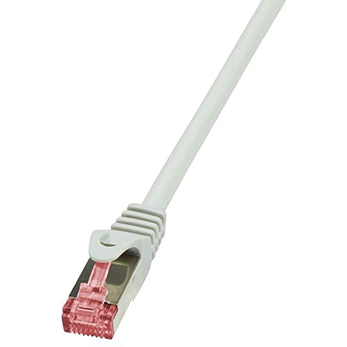 LogiLink Netzwerkkabel (S/FTP, CAT6, 0.25 m), Netzwerkkabel