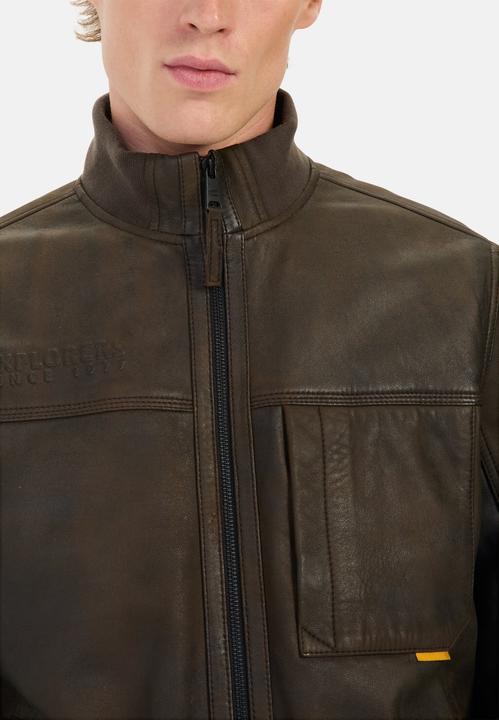 Actual product image Camel Active Lederjacke mit Bomberkragen (48)