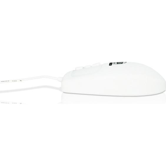 Baaske Man & Machine Mighty Mouse 5 - Maus - optisch (Kabelgebunden), Maus, Weiss