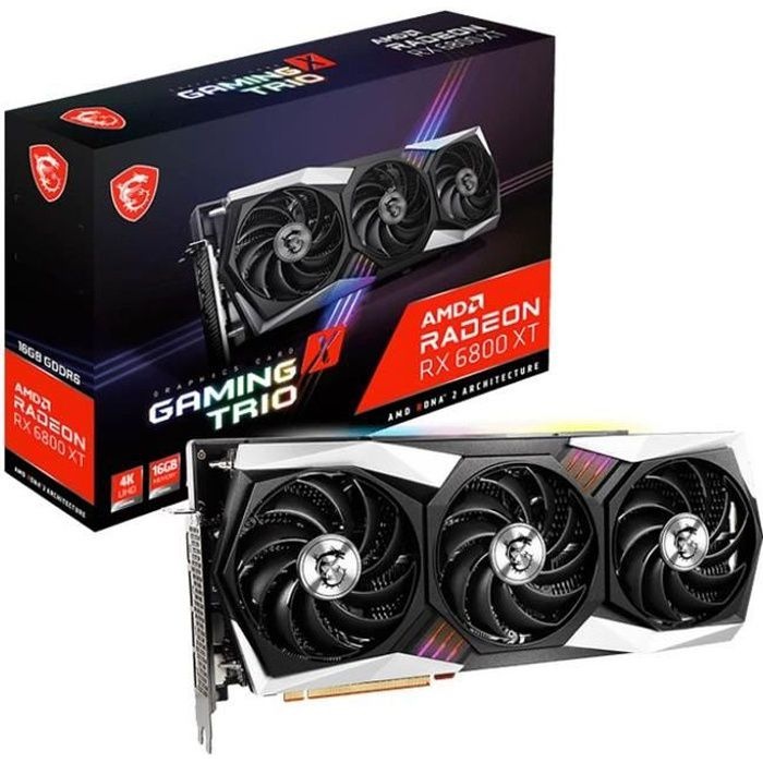 Actual product image MSI Radeon RX 6800 XT GAMING X TRIO (16 GB)