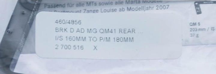 Actual product image Magura Adapter QM41