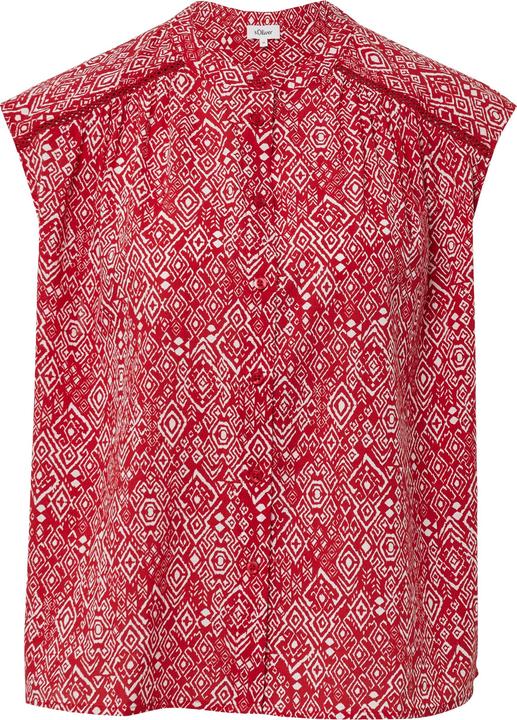 Immagine prodotto s.Oliver Bluse Weites Blusentop mit Raffung und Spitzen-Detail (36)