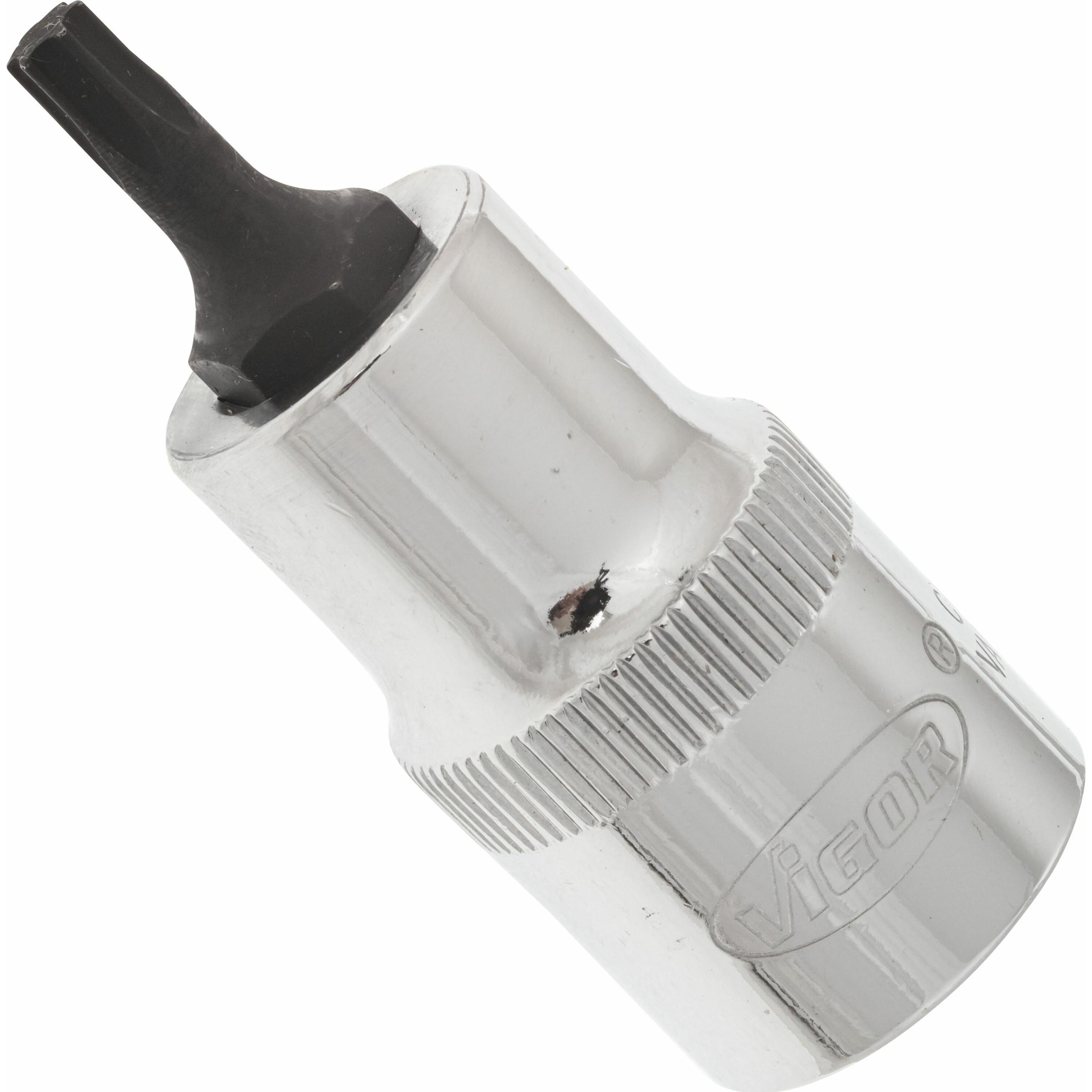Vigor, Steckschlüssel + Stecknuss, T Schraubendreher-Einsatz ∙ V2152 ∙ Vierkant12,5 mm (1/2 Zoll) ∙ T Profil ∙ T25