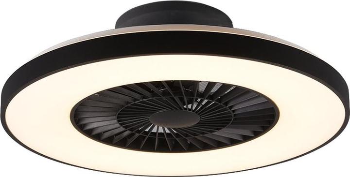 Produktbild RL live your light Ventilator d:60cm zwart/wit met LED 3000-6500k - Modern - Trio - 2 jaar garantie