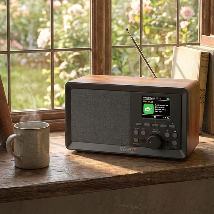 Produktbild Technaxx Retro DAB+ Radio: Digitalradio mit Bluetooth, Wecker, USB, AUX & Fernbedienung (DAB+, FM, Bluetooth)