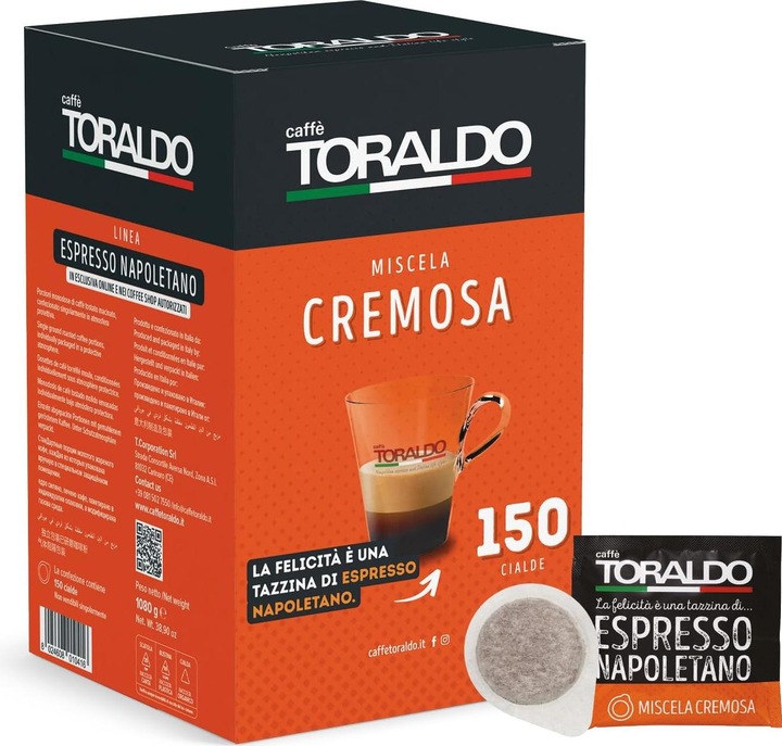 Actual product image Caffè Toraldo Miscela Cremosa (150 x Port.)