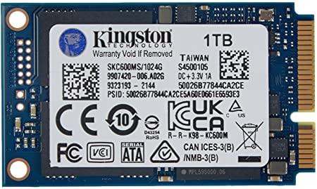Actual product image Kingston SSD KC600 M.2 2280 SAS 1024 GB (1024 GB, mSATA)