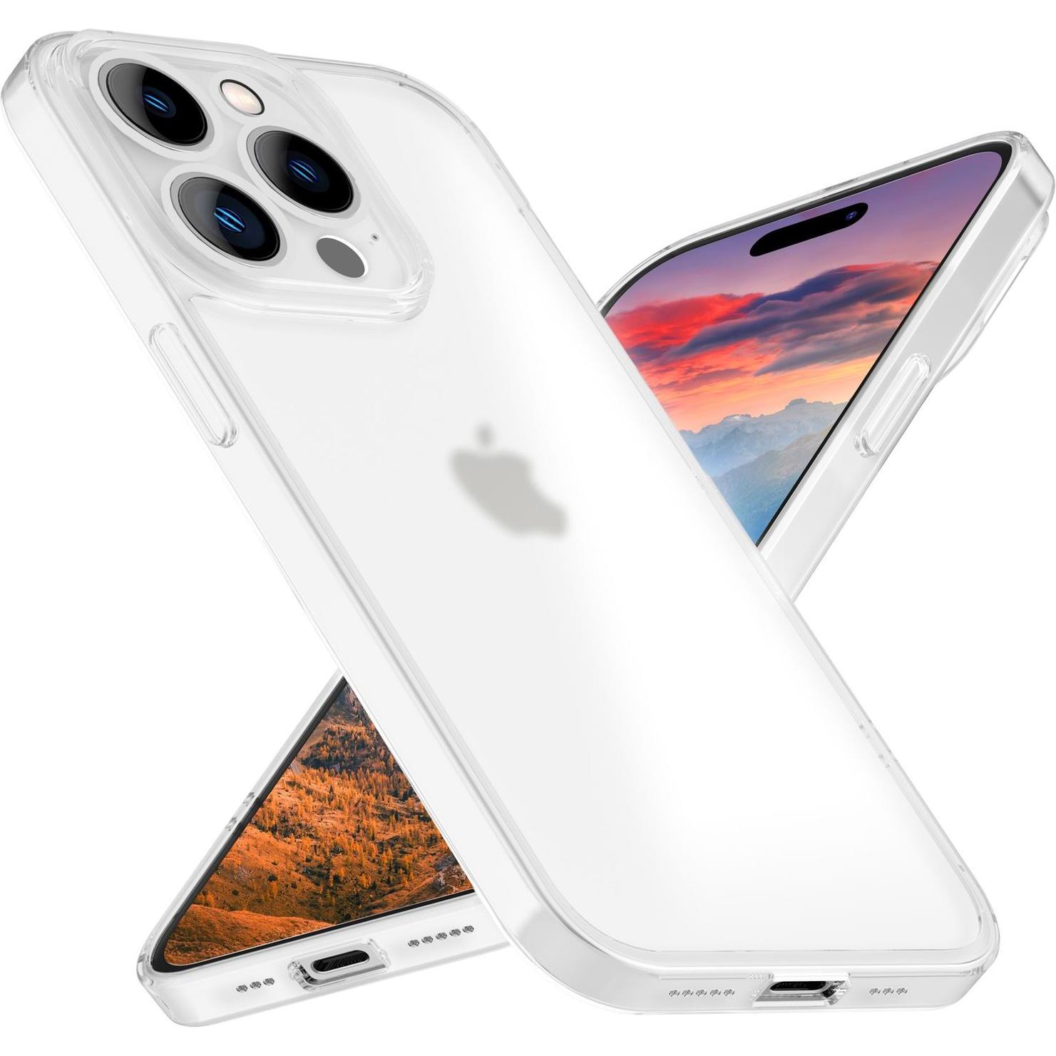Thumbnail - Nalia Extrem Dünnes 0,3mm Mattes Hardcase (Apple iPhone 15 Pro Max), Smartphone Hülle, Weiss
