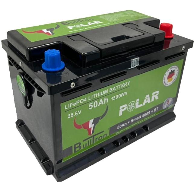 Thumbnail - Bulltron, Fahrzeugbatterie, Polar, LiFePo4-Akku, 2,6, V, 50 Ah, Smart BMS (2.60 V, 50 Ah)