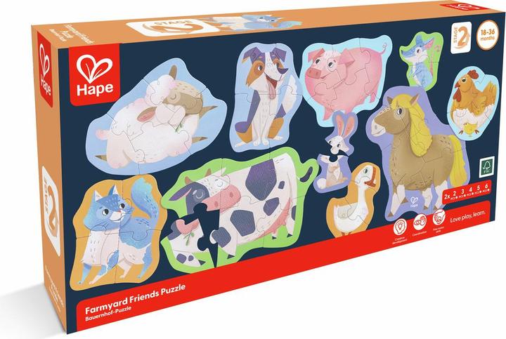 Produktbild Hape Bauernhof-Puzzle (40 Teile)