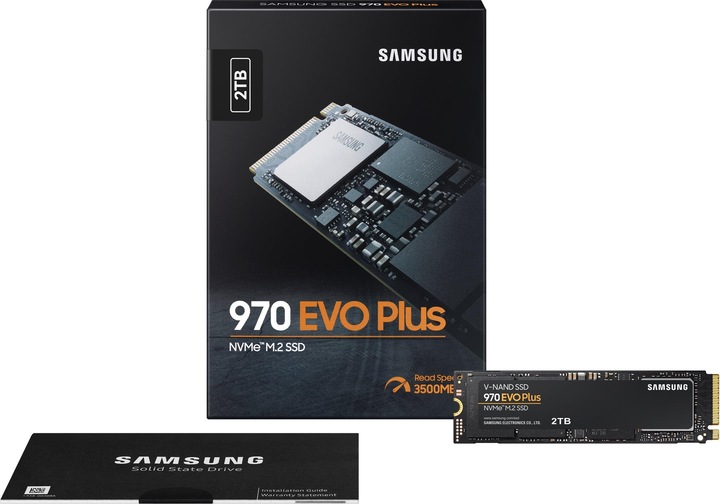 Actual product image Samsung 970 EVO Plus (2000 GB, M.2 2280)
