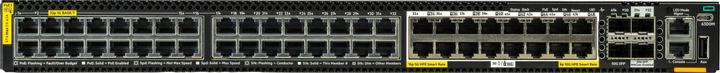 Productafbeelding HPE E Aruba Switch, 32 Port, 16 Port Smart Rate /2./5G, PoE, 2 Port SFP56, 2 (32 ports)