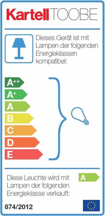 Immagine prodotto Kartell Toobe ha portato lampada da tavolo (E27)