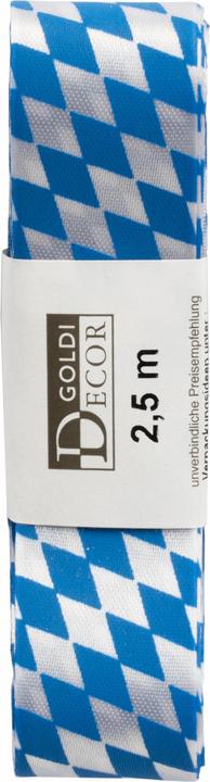 Actual product image Goldina Decorative tape rhombus 25mmx2,5m ws/bl (1x)