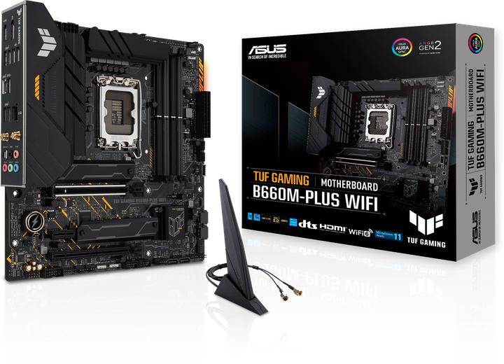 Produktbild ASUS TUF GAMING B660M-PLUS (LGA 1700, Intel B660, Mini-ATX)