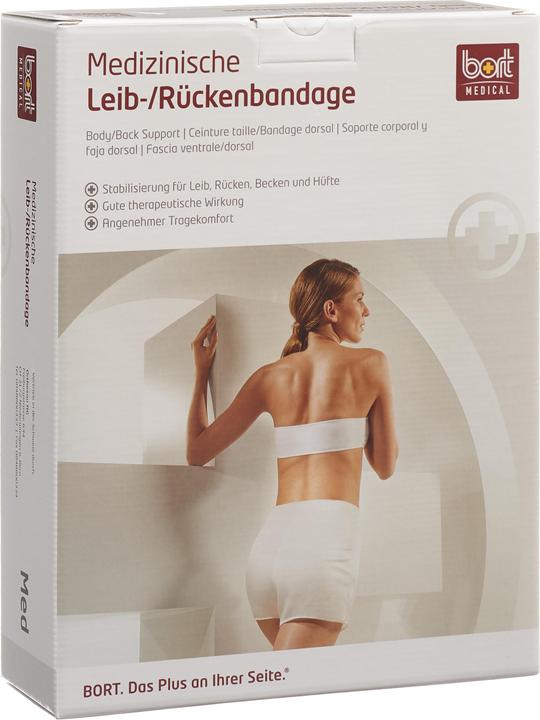 Actual product image Bort Medical Abdominalst Pregnant 24cm -120cm Gr2 white (2)