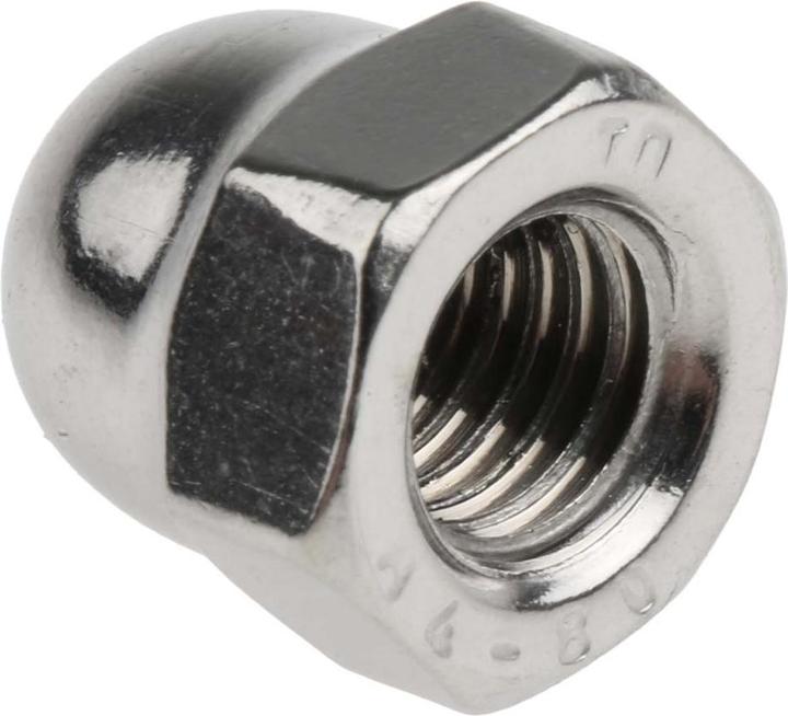 Actual product image RS PRO Cap nuts A4 stainless M8 (M8)